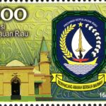 Prangko Provinsi Kepulauan Riau yang diterbitkan oleh PT Pos Indonesia beberapa waktu lalu.